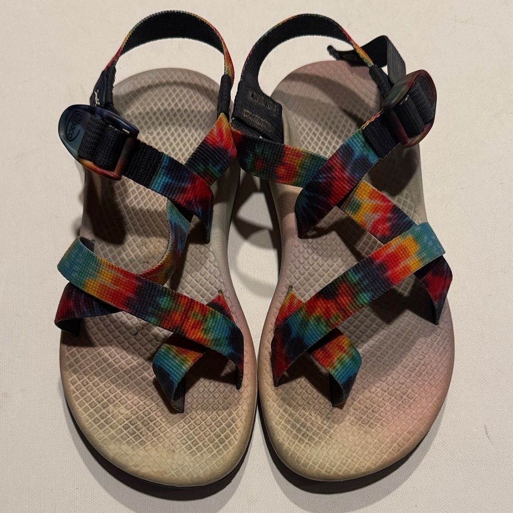 Chaco Multicolor Tie-Dye Strap Sandals